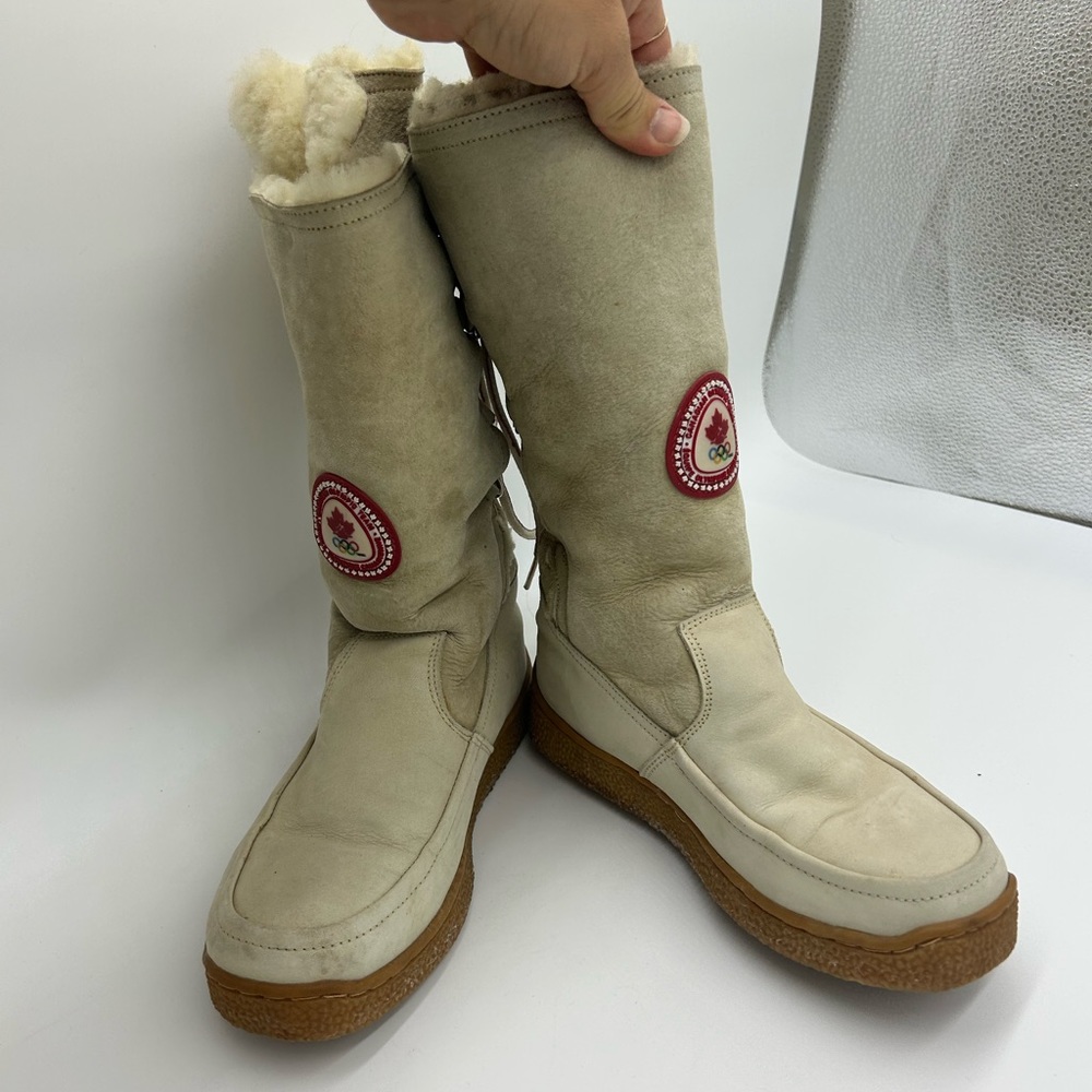 Hudson Bay Olympic Sheepskin Fur Winter Boot